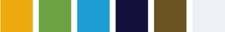 a brand color palette