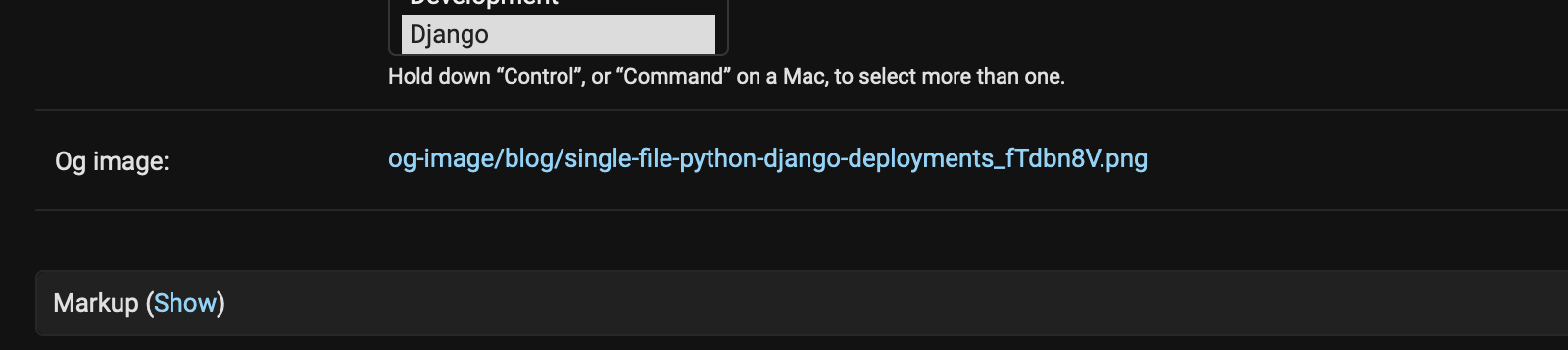 django admin read-only field for our generated image